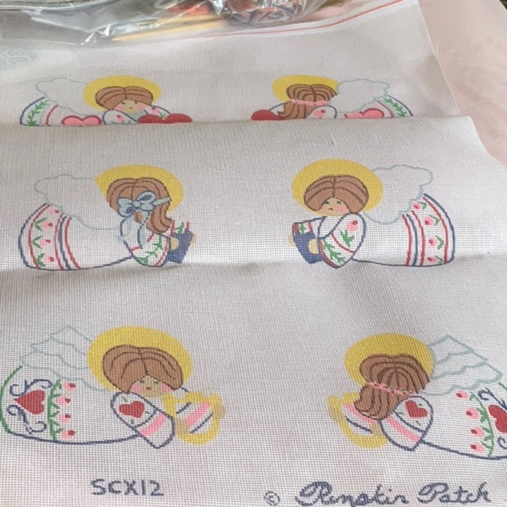 Cross Stitch Christmas Angels